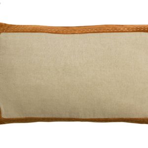 Coussin Elise Chambray Rouille 30 x 50 Coussins La Vallée du blanc
