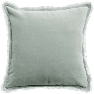 Coussin uni Fara Titane 45 x 45 Coussins La Vallée du blanc