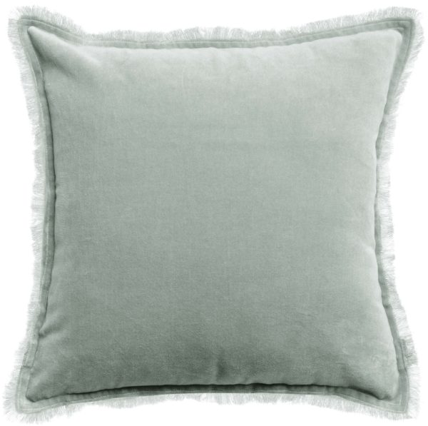 Coussin uni Fara Titane 45 x 45 Coussins La Vallée du blanc