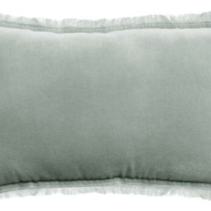 Coussin uni Fara Titane 30 x 50 Coussins La Vallée du blanc