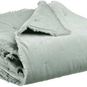 Plaid uni Fara Titane 135 x 200 Plaids La Vallée du blanc