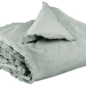 Edredon uni Fara Titane 85×200 coton Édredons La Vallée du blanc