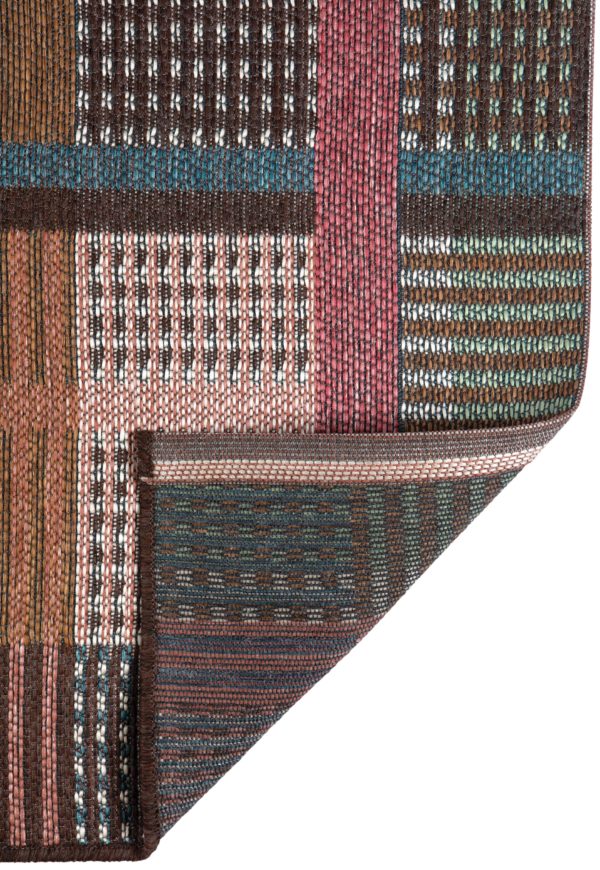 Tapis Kaël outdoor Multico 70 x 200 x 1 Tapis La Vallée du blanc