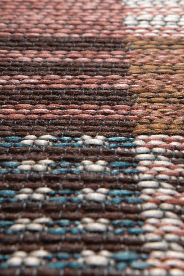 Tapis Kaël outdoor Multico 70 x 200 x 1 Tapis La Vallée du blanc