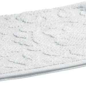 Serviette invité Gilda Neige 30 x 50 Serviette invité La Vallée du blanc