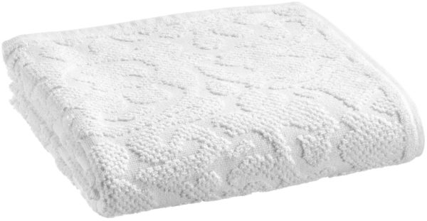 Serviette de toilette Gilda Neige 50 x 100 Serviettes de toilette La Vallée du blanc