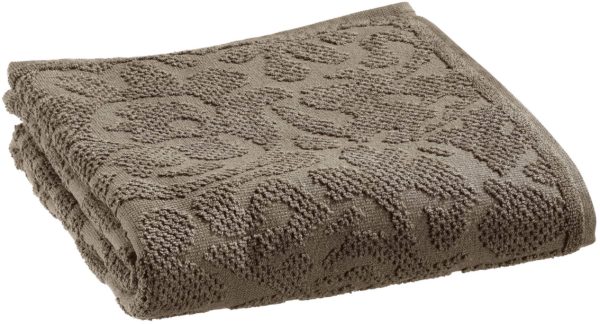 Serviette de toilette Gilda Carbone 50 x 100 Serviettes de toilette La Vallée du blanc