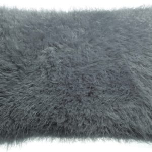 Coussin Betani Ardoise 40×65 fausse fourrure Coussins La Vallée du blanc
