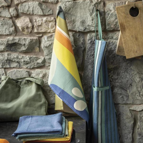 Torchon recyclé Lineo Multico 50 x 70 Torchons La Vallée du blanc