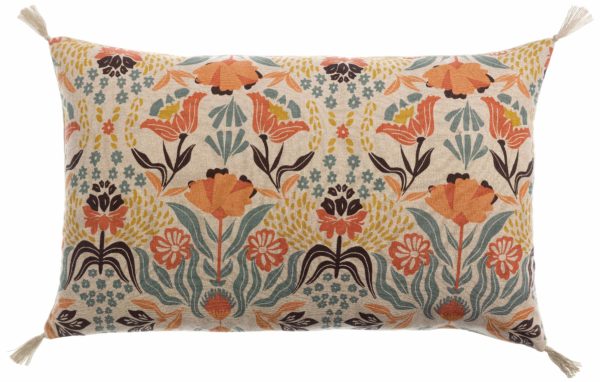 Coussin imprimé Youri Multico 40 x 65 Coussins La Vallée du blanc
