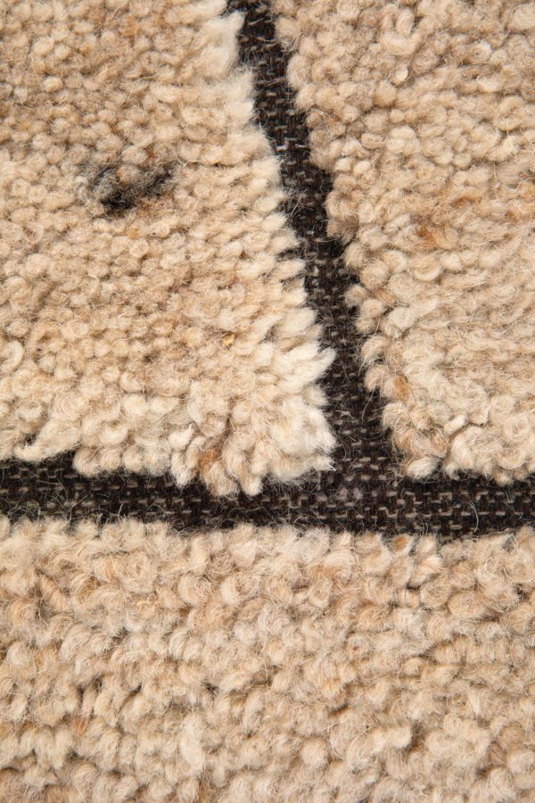 Tapis Zaho Naturel 160 x 230 x 1 Tapis La Vallée du blanc