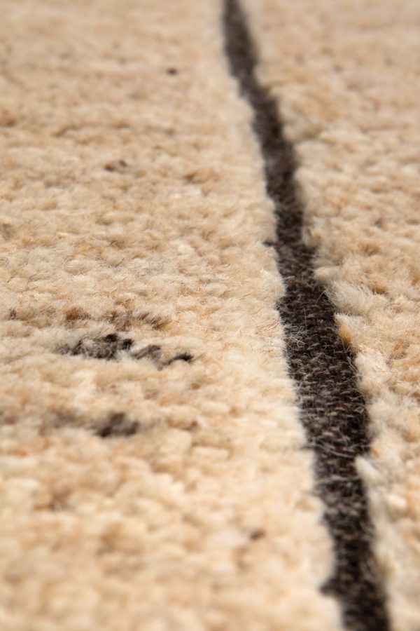 Tapis Zaho Naturel 160 x 230 x 1 Tapis La Vallée du blanc