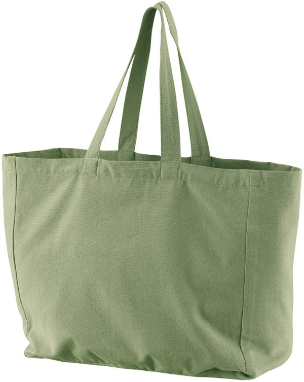 Sac shopping recyclé Grace Matcha 35 x 40 x 15 Cabas La Vallée du blanc