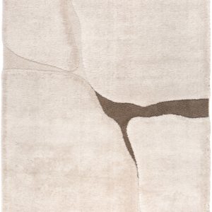 Tapis recyclé Yan Neige 200 x 290 x 2 Tapis La Vallée du blanc