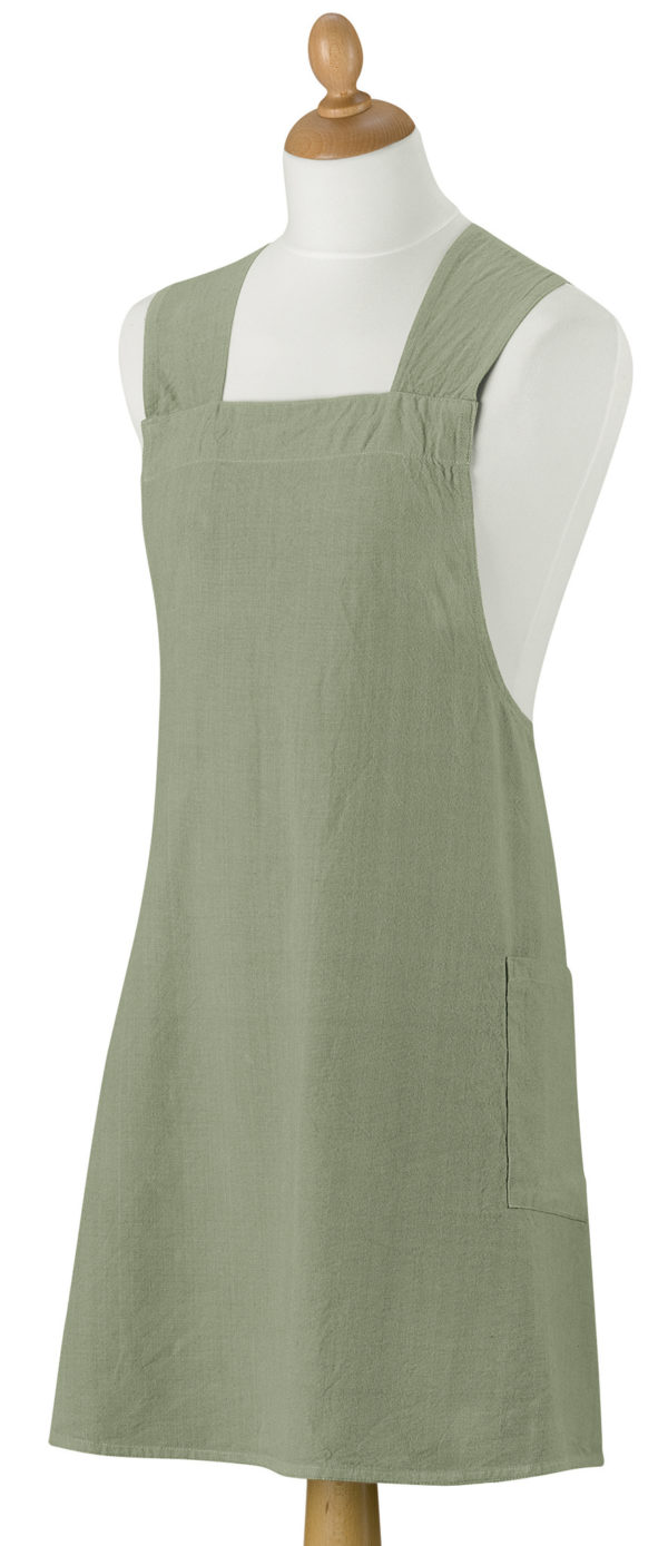Tablier de cuisine japonais recyclé Haru Matcha 78 x 100 Tabliers La Vallée du blanc