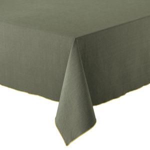 Nappe recyclée Grace Forêt 140 x 250 Nappes La Vallée du blanc