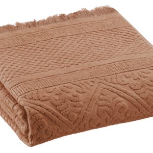 Drap de douche Zoé Noisette 70 x 140 Draps de douche La Vallée du blanc