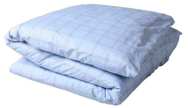 Housse de couette Chloé Ciel 240 x 260 Housses de couette La Vallée du blanc