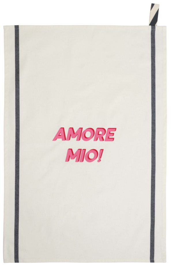 Torchon Amore Ecru 70 x 50 Torchons La Vallée du blanc