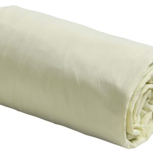 Drap housse Céleste Vaniglia 200 x 180 Draps housses La Vallée du blanc