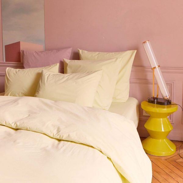Housse de couette Céleste Vaniglia 240 x 260 Housses de couette La Vallée du blanc