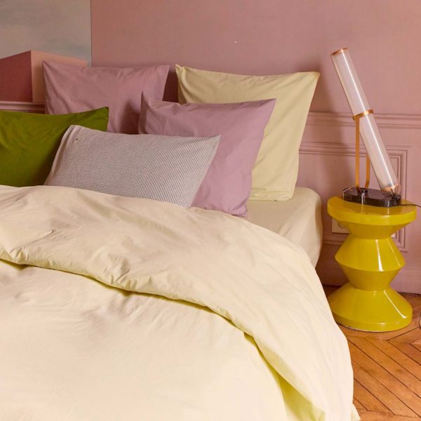 Housse de couette Céleste Vaniglia 240 x 260 Housses de couette La Vallée du blanc