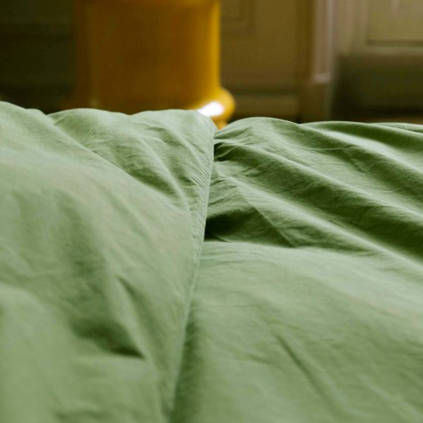 Housse de couette Céleste Pistacchio 200 x 140 Housses de couette La Vallée du blanc