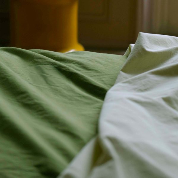 Housse de couette Céleste Pistacchio 200 x 140 Housses de couette La Vallée du blanc