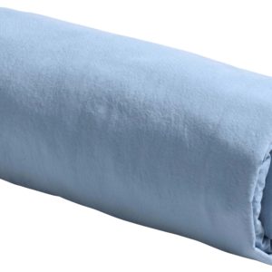 Drap housse Céleste Bluetiful 200 x 90 Draps housses La Vallée du blanc