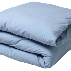 Housse de couette Céleste Bluetiful 240×260 coton bio Housses de couette La Vallée du blanc