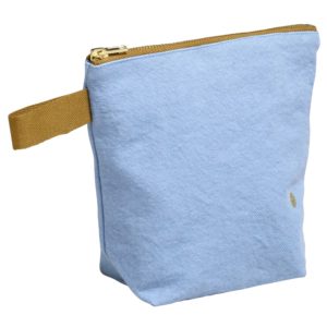 Trousse de toilette Iona Bluetiful coton bio Trousses de toilette La Vallée du blanc