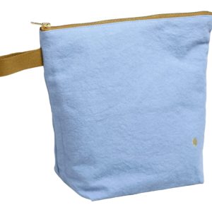 Trousse de toilette Iona Bluetiful coton bio Trousses de toilette La Vallée du blanc