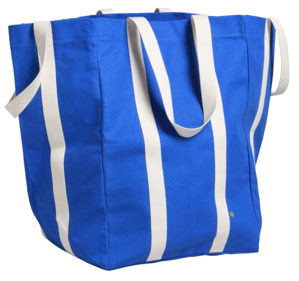Sac maxi Poppins Iona Bleu Mécano 48 x 33 x 33 Cabas La Vallée du blanc