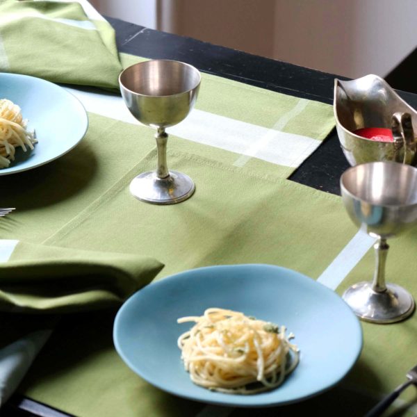 Lot de 2 sets de table La nonna Pistacchio 40 x 50 x 1 Sets de table La Vallée du blanc