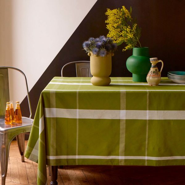 Nappe La nonna Pistacchio 160 x 250 Nappes La Vallée du blanc