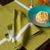 Lot de 2 serviettes de table La nonna Pistacchio 45 x 45 – Image 2