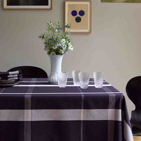 Nappe La nonna Caviar 160 x 350 Nappes La Vallée du blanc