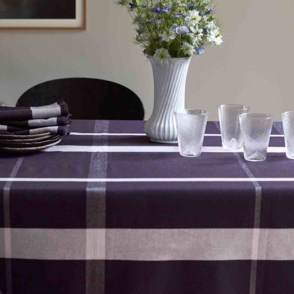 Nappe La nonna Caviar 160 x 350 Nappes La Vallée du blanc