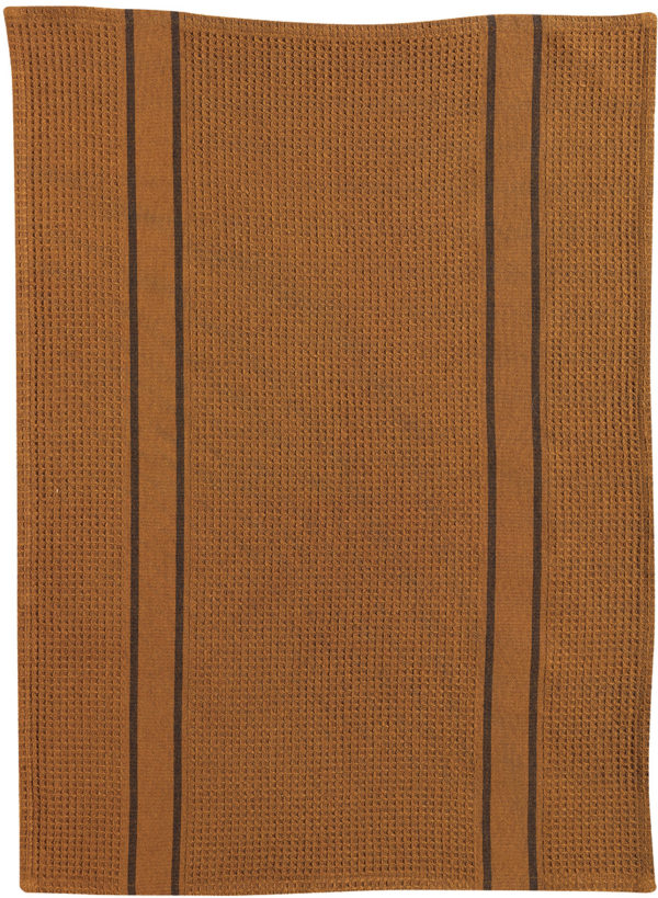 Torchon recyclé Lars Caramel 50 x 70 Torchons La Vallée du blanc
