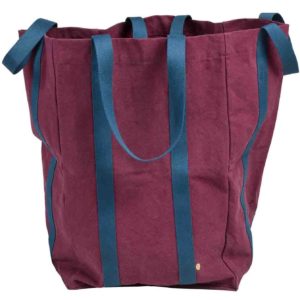 Sac maxi Poppins Iona Wine 48 x 33 x 33 Cabas La Vallée du blanc