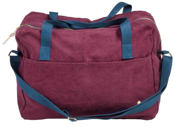 Sac voyage Iona Wine 30 x 42 x 20 Sacs voyage La Vallée du blanc