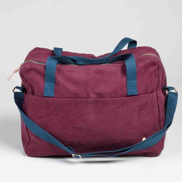 Sac voyage Iona Wine 30 x 42 x 20 Sacs voyage La Vallée du blanc
