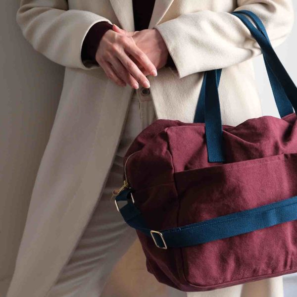 Sac voyage Iona Wine 30 x 42 x 20 Sacs voyage La Vallée du blanc