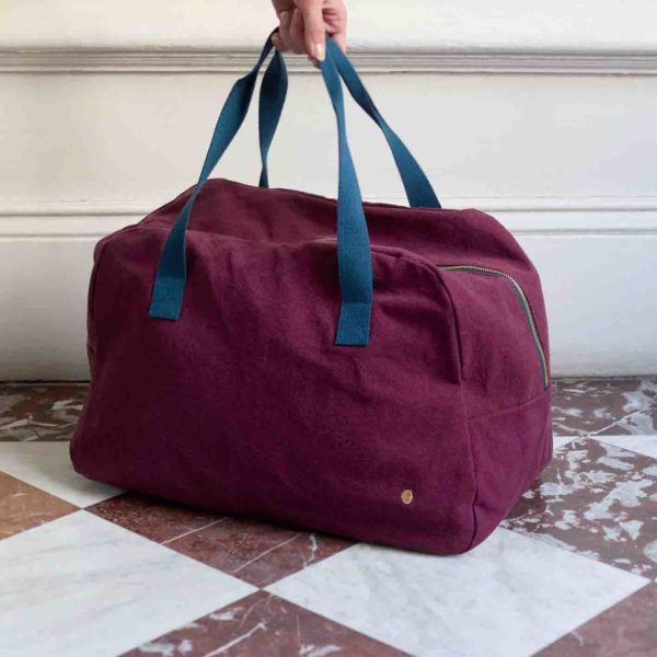 Sac week-end Iona Wine 28 x 42 x 20 Sacs week-end La Vallée du blanc