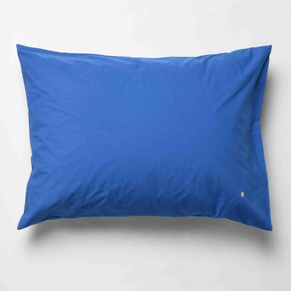 Taie d’oreiller Céleste So blue 70 x 50 Taies d'oreiller La Vallée du blanc