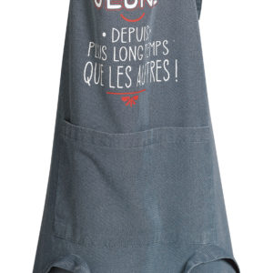 Tablier de cuisine Je suis jeune Jeans 72 x 90 Tabliers La Vallée du blanc