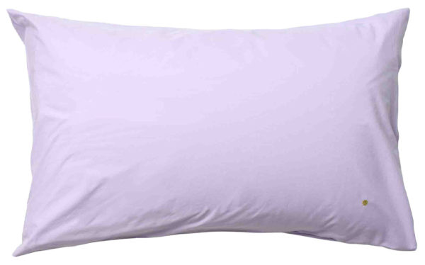 Taie d’oreiller Céleste Lilas 80 x 50 Coussins La Vallée du blanc
