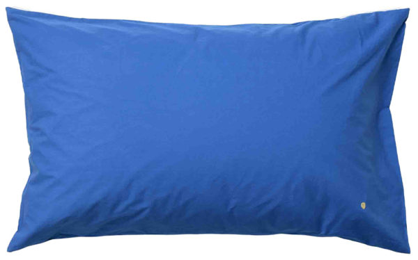 Taie d’oreiller Céleste So blue 80 x 50 Coussins La Vallée du blanc