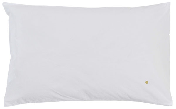 Taie d’oreiller Céleste Milk 80 x 50 Coussins La Vallée du blanc