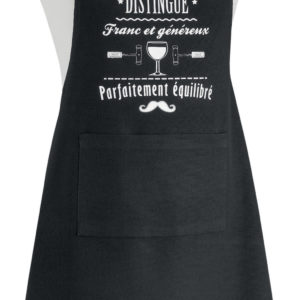 Tablier de cuisine Aimable et distingué recyclé Noir 72 x 90 La Vallée du blanc Tablier de cuisine Aimable et distingué recyclé Noir 72 x 90 Tabliers La Vallée du blanc